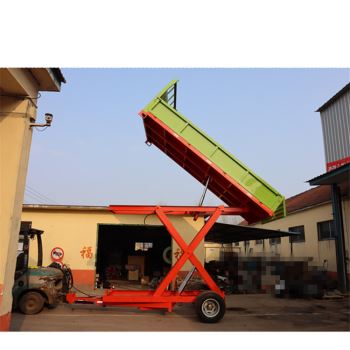 农用升降平板拖车