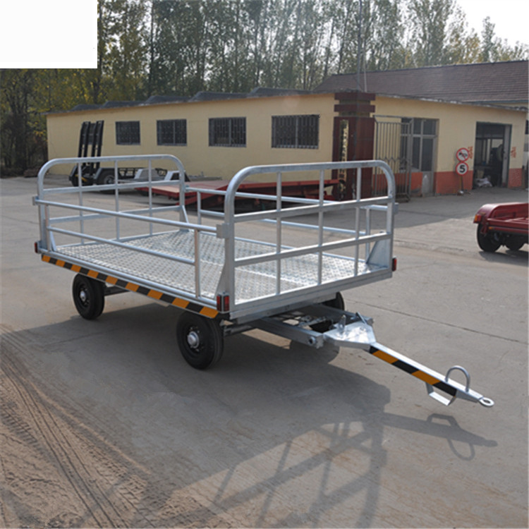 机场车站行李转运平板拖车