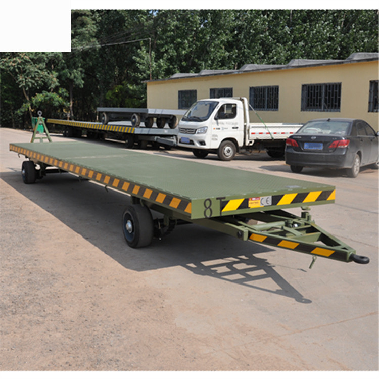 双向牵引平板拖车