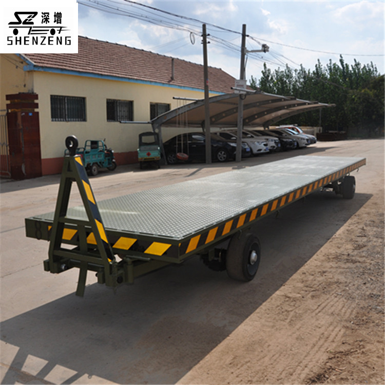 8吨双向牵引平板拖车