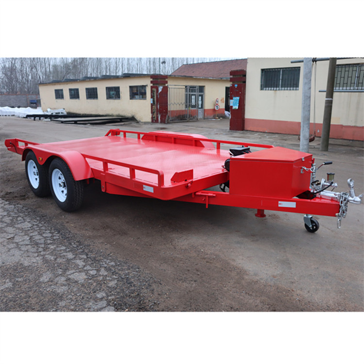 3吨汽车牵引平板拖车