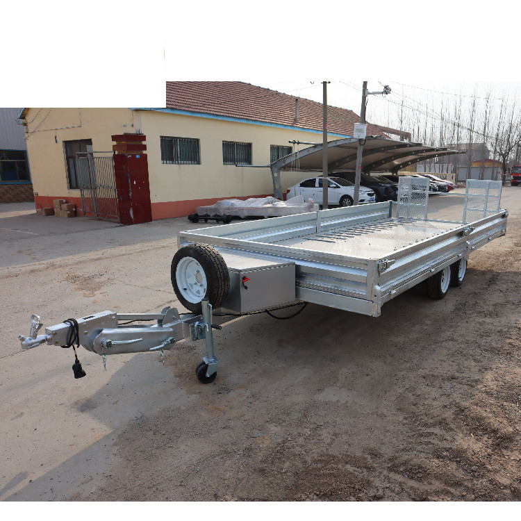 自卸平板拖车