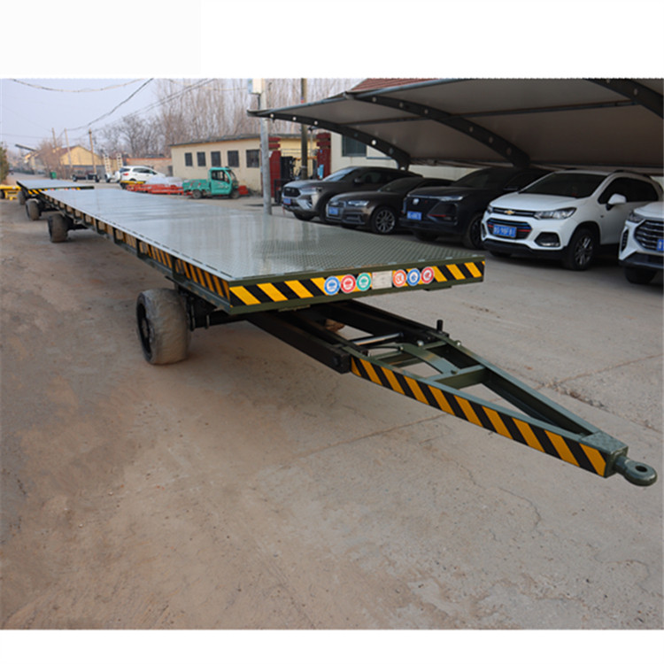 15吨双向牵引平板拖车