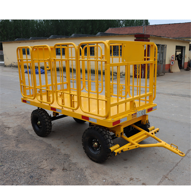 行李拖车、机场车站中专平板拖车