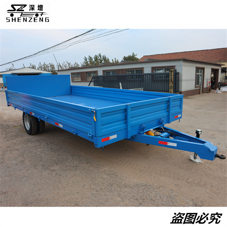 5吨收割机平板拖车