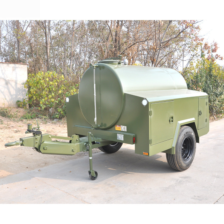 2吨304不锈钢水罐拖车