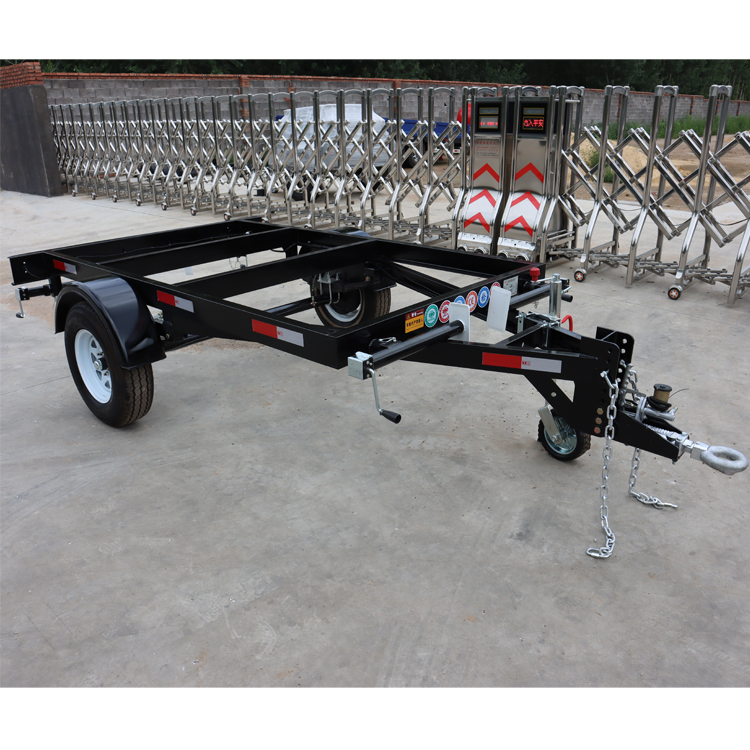 2吨设备底盘骨架拖车